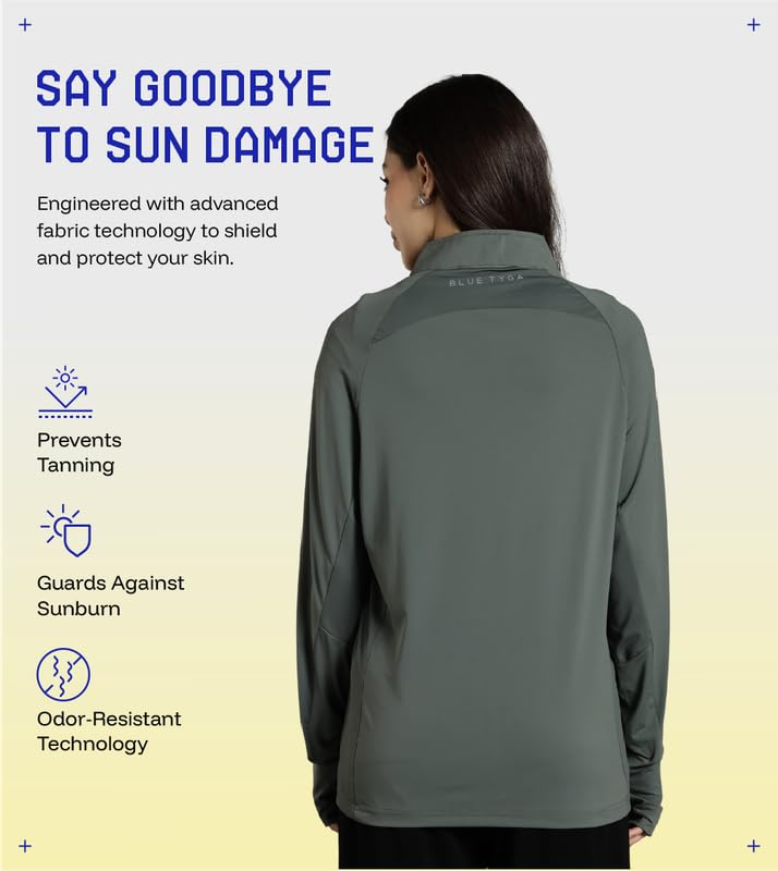Image of Womens Sunscreen Jacket ICE Pro - UPF 50+ Cooling Jacket for Men & Women|Cool Rush Pro Tech,UV Protection,Breathable,Sweat-Wicking, Anti-Microbial, Lightweight Sun Hoodie for Outdoor Sports & Travel