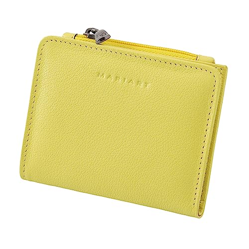 Carteira Feminina de Couro Bovino Legítimo p/CNH, Cartões, Moedas e Cédulas Abertas Mariart Azurita (Citrus)