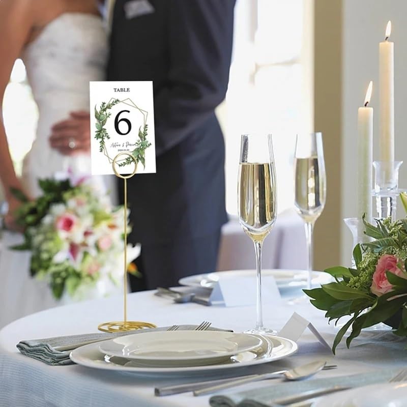 10 soportes altos for números de mesa for bodas, graduaciones y recepciones