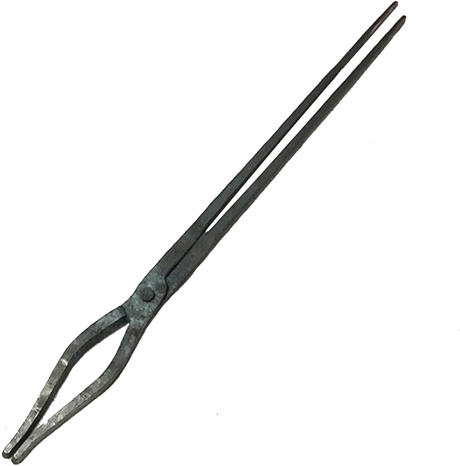 Tenazas de herrero,Tenaza de forja Ponga de herrero Tonga de herrería Ponga de herrería plana for un cuchillo de yunque que fabrica una pinza de herrero 58 cm/80 cm for ingeniero herrero, 80 cm