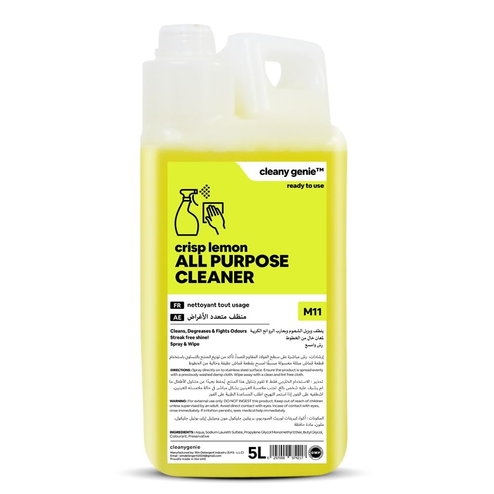 All Purpose Cleaner, Crisp Lemon, 5 Litres