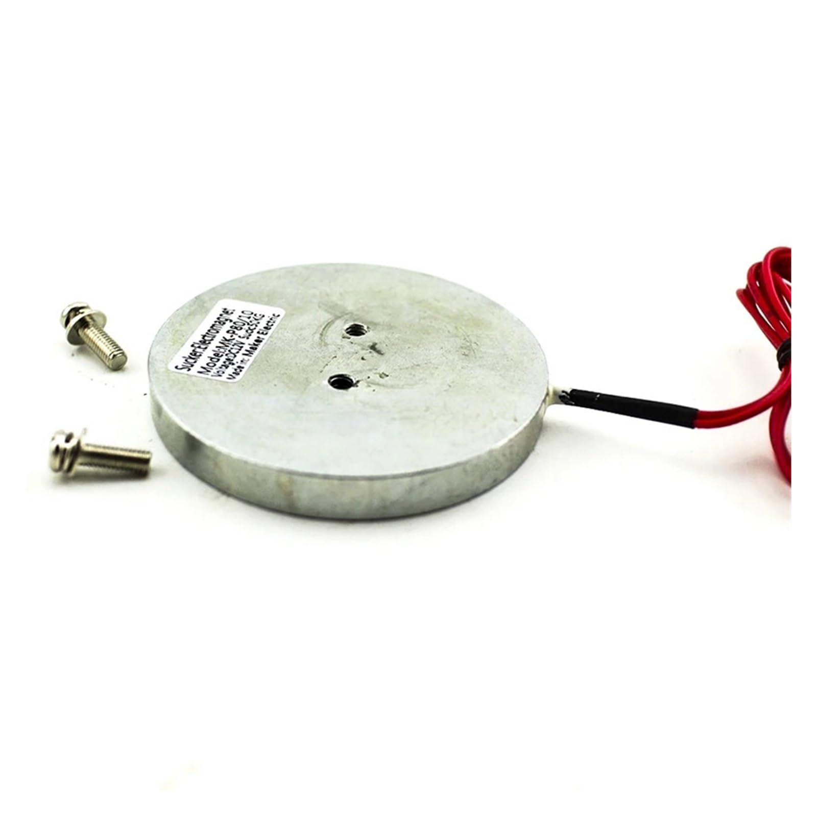 Elettromagnete JK80/10 DC 6V 12V 24V Solenoide Ventosa di Tenuta Magnete Elettrico Sollevamento 25KG Elettromagnete Non Standard Personalizzato(6V)