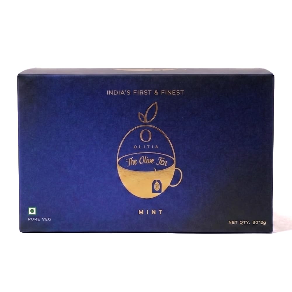 Olitia Tea Mint India First Olive Tea Refreshing Herbal Infusion Premium Tea Bags for Wellness, Relaxation & Daily Refreshment|PACK OF 15 SACHETS (2 GM EACH)-image-7