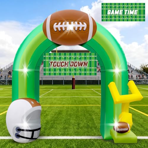 9FT Football Inflatable Outdoor Yard Arch Goal Post Blow up