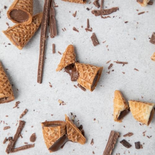 Image of Nova Nova Best Bite Choco Filled Cones - Pack of 4 | Belgian Chocolate | 100% Eggless | No Added Preservatives (100g)