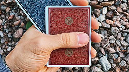 VISA Playing Cards Poker Size Deck USPCC Custom Limited Edition (Blue/Red - 2 Deck Set)
