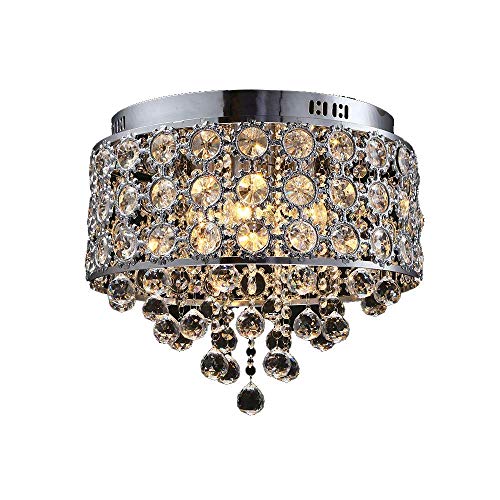 Lustre cristal moderne plafonnier goutte pour sublimer l'ambiance de la salle à manger