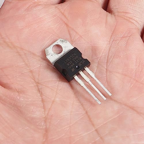12Pcs L7805CV IC Positive Voltage Regulator Output 5V 1.5A L7805 Three-Terminal Regulator 3Pin for Regulated Limiting Circuit Communication Integrated Circuits
