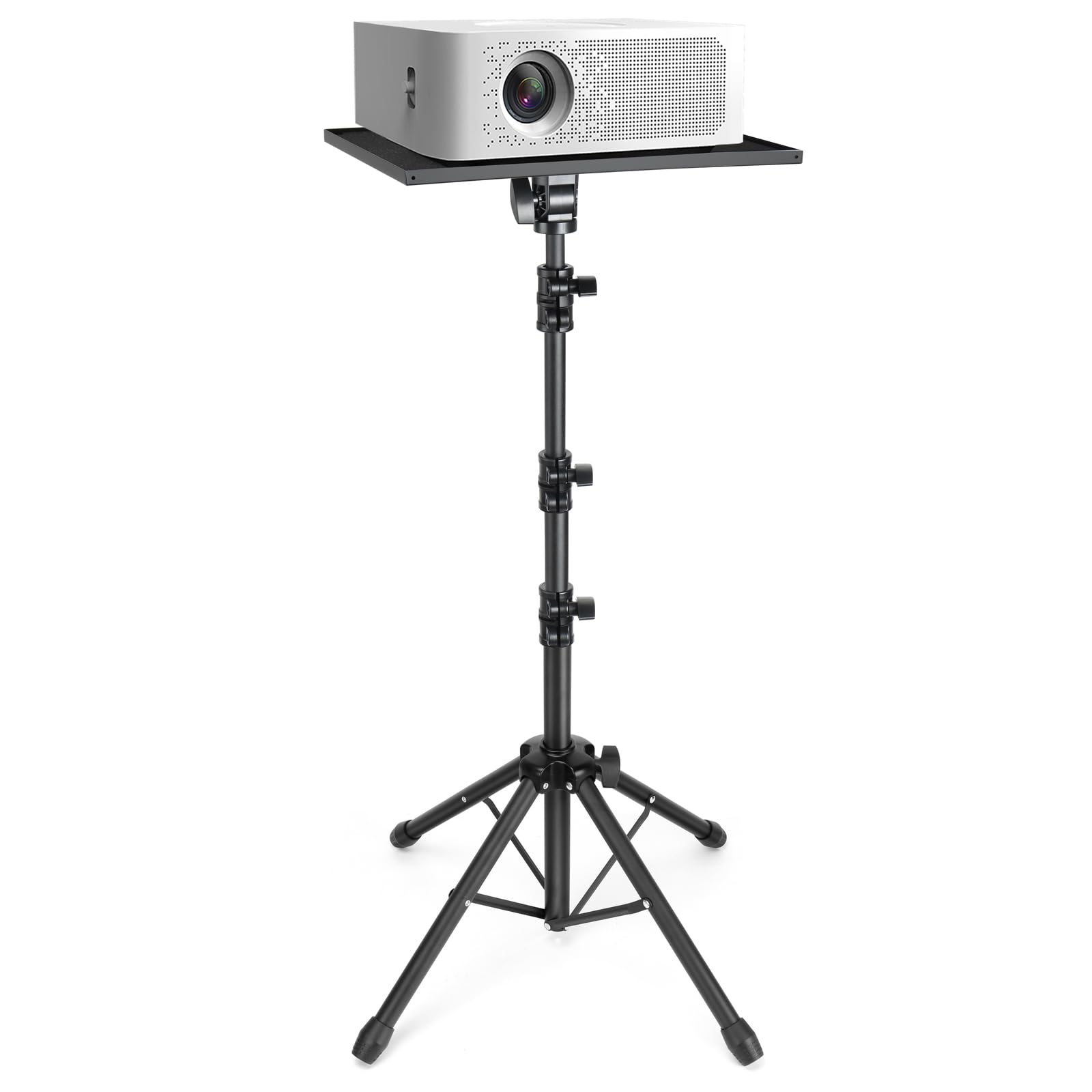 Jimveo プロジェクター＆プロジェクター置き台 Amazon.co.jp: プロジェクター スタンド 卓上 360度回転 角度調整