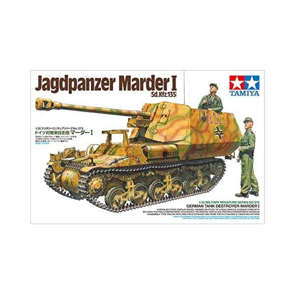 TAMIYA 35370-000 1:35 Deutscher Sd.Kfz.135 Marder I Jagdpanzer, Modellbausatz, Plastikbausatz, Bausatz zum Zusammenbauen… – Bild 7