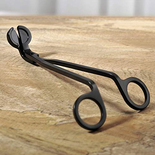 Kerzendochtschneider Docht Clipper Docht Schneider Docht Schere Duftkerzen Liebhaber, Docht Edelstahl Trimmer Öllampe Kerzenzubehör Trimmer Schere (schwarz) (1) - Image 6