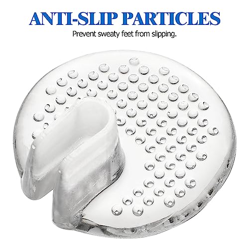 Image of 6 Toe Guard Pairs PU Gel Cushions for Flip Flop Sandals Non- Slip Silicone Sandal Foot Pad Gel for Outdoor Sandal Toe Protectors Home Insert