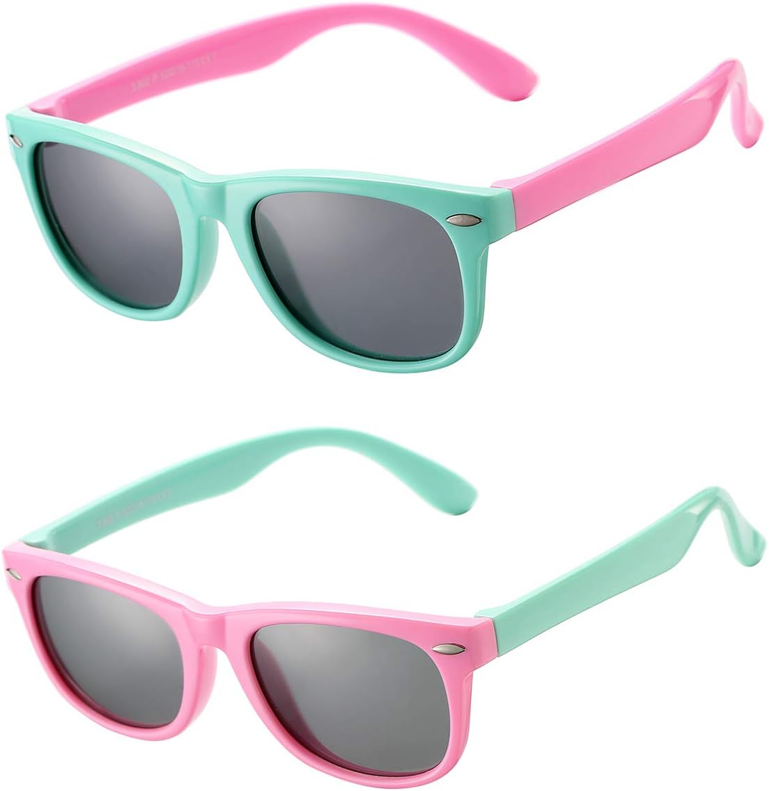 A2-2pack-(mint Green Hot Pink/Grey + Pink Green/Grey)