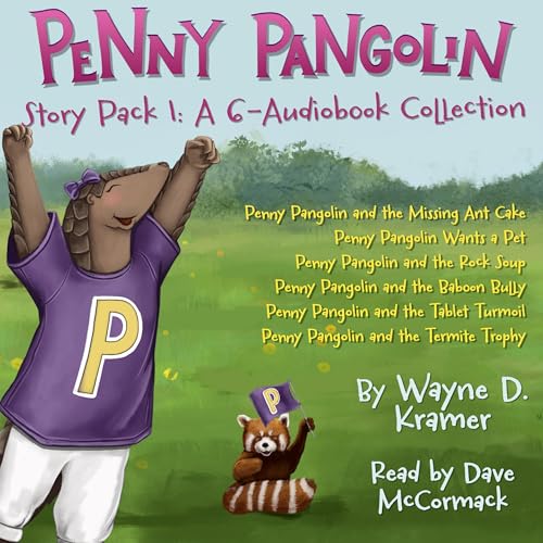 Penny Pangolin Story Pack 1 Audiolivro Por Wayne D. Kramer capa