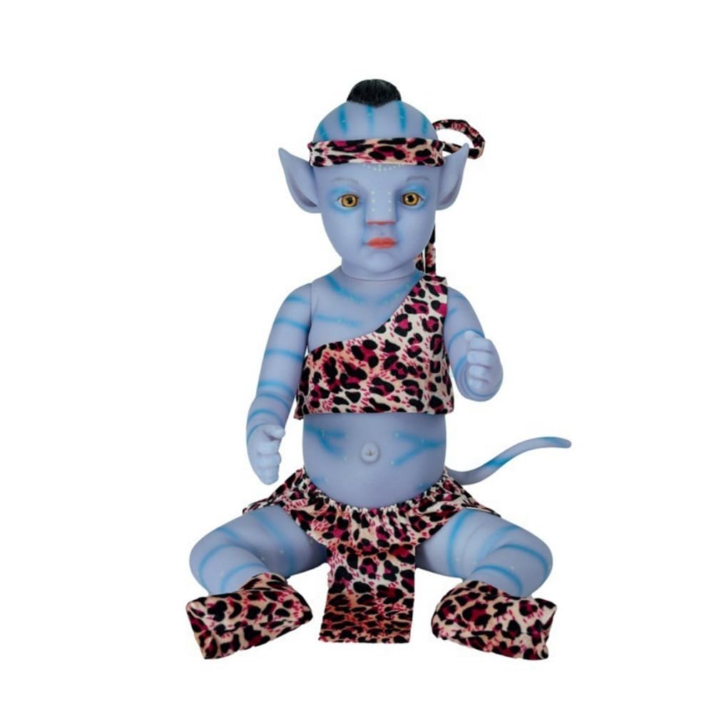 Reborn Avatar Figurki 30 cm świecące w ciemności silikonowe realistyczne lalki dla niemowląt noworodków zabawki awatar z akcesoriami do karmienia dla n
