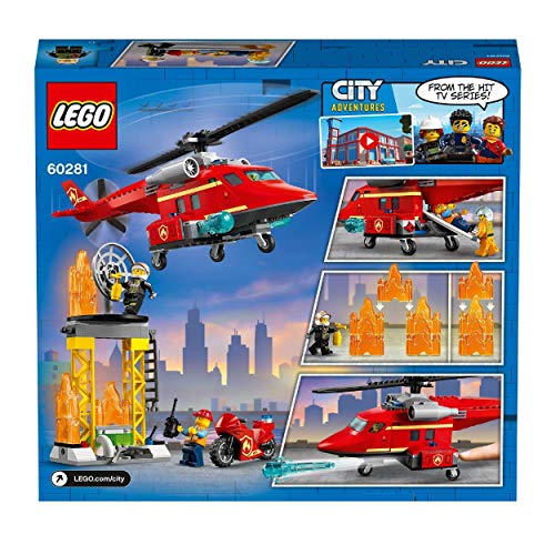 LEGO 60281 City Fire Helicóptero de Rescate de Bomberos