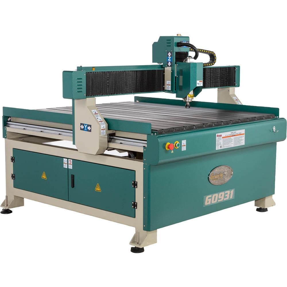 Grizzly Industrial G0931-47" x 47" CNC Router With T-Slot Table