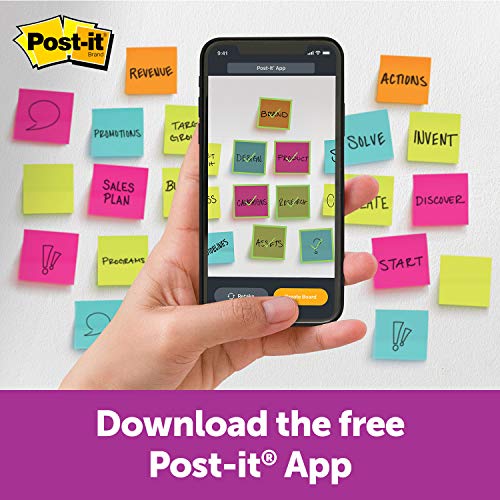 Image of Post-it Super Sticky Pop-up Notes, 4 x 4-Inches, Neptune Blue, Lined, 5-Pads /Pack