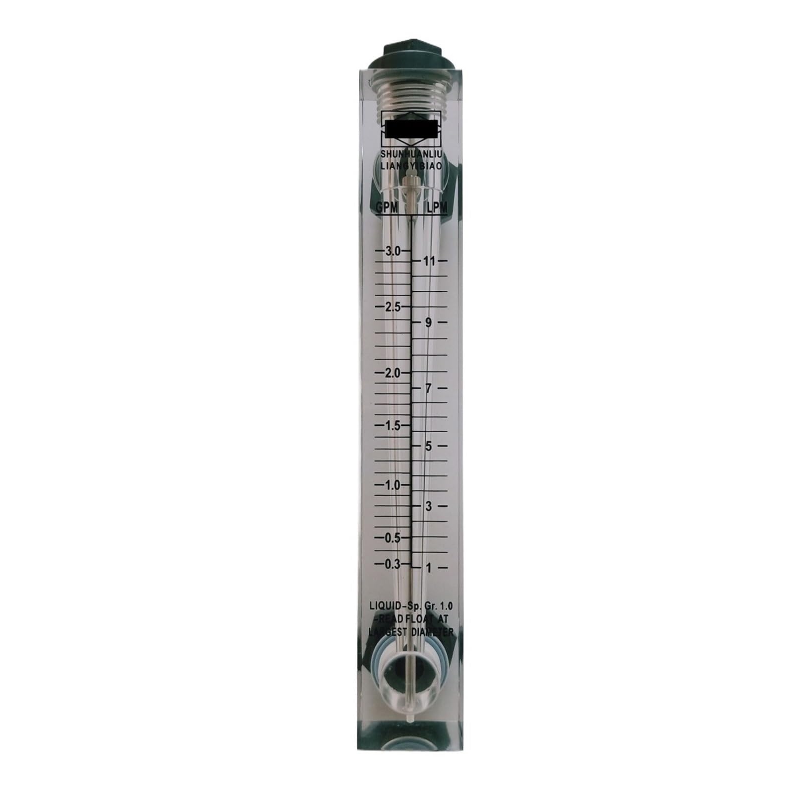 BALYDLUL LZM-15L panel flowmeter(flow meter) without control valve(0.5-5GPM 2-18LPM)