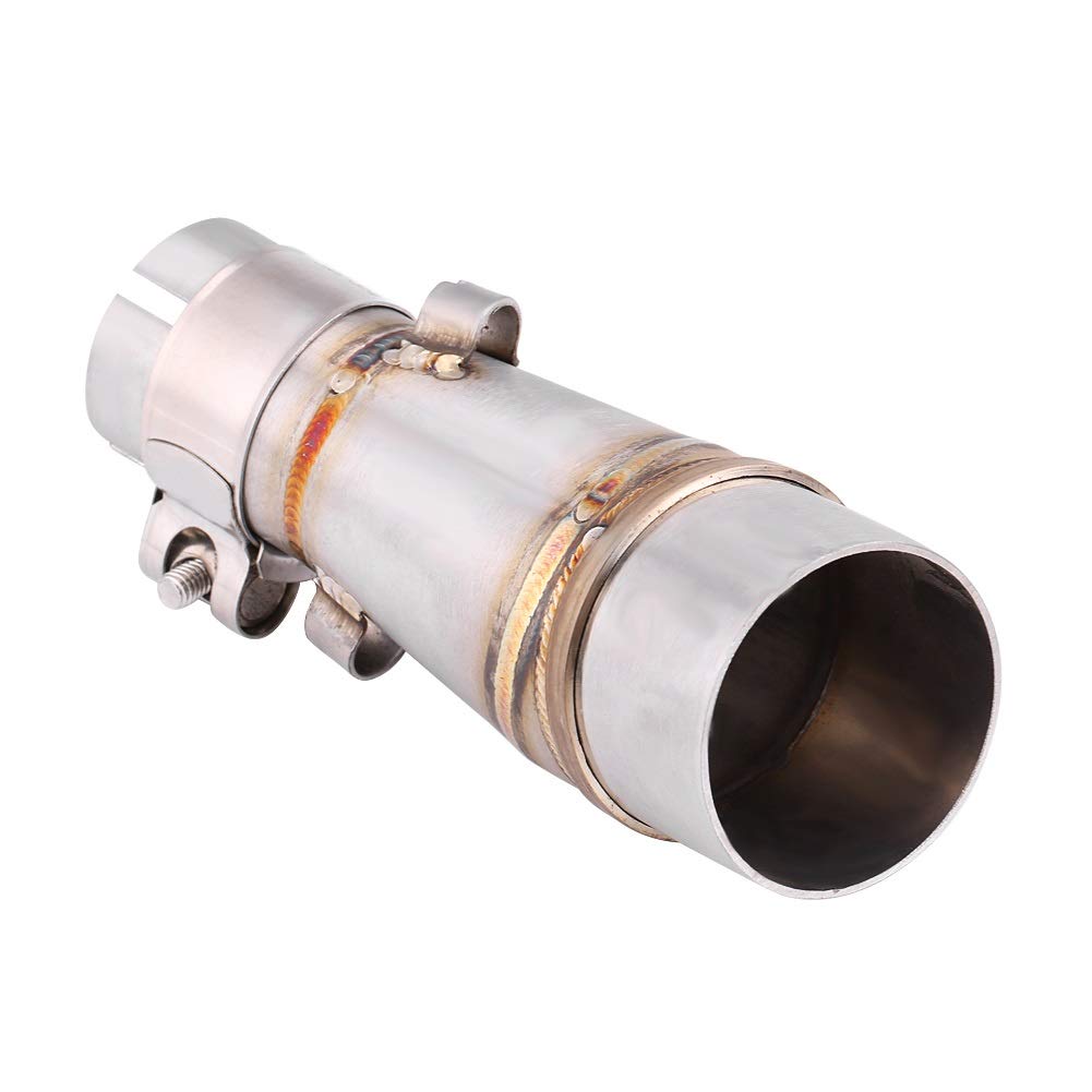BiuZi Exhaust Middle Link Pipe Motorcycle Exhaust Muffler Link Pipe Adapter Connector Exhaust System Accessories for Z250 250 13-16