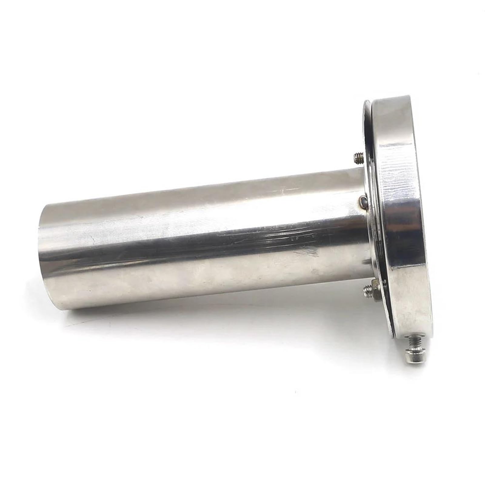 Auspuff Schalldämpfer Edelstahl Verstellbarer Auspuffschalldämpfer Universal 85 Mm 3,5 Zoll / 98 Mm 4 Zoll / 110 Mm 4,5 Zoll Auto-Chrom-Auspuffschalldämpfer Auto-Schalldämpfer(85mm 3.5)