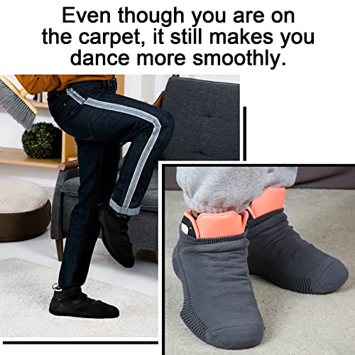 Satinior OTHER 4 Pairs Dance Shoe Socks Over Sneaker thumb #4