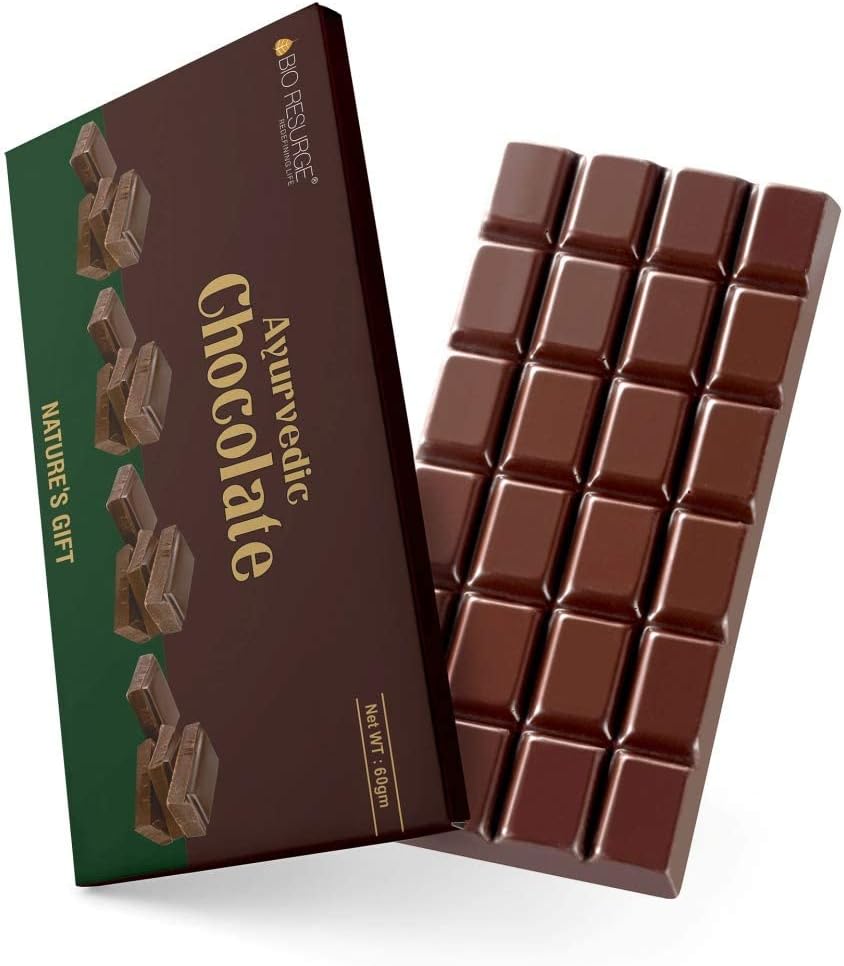 A.K. BIO RESURGE Life Sugar-Free Ayurvedic Chocolate Increasing Strength and Stamina in The Body (Pack of 2 (60 g Each))