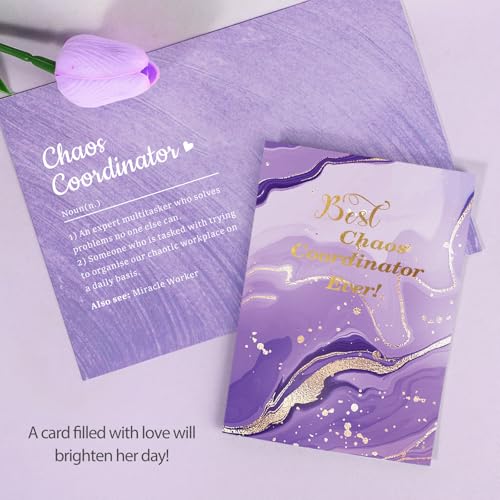 Image of Suhctuptx Thank You Gifts for Women, 8 Pcs Chaos Coordinator Gifts with Canvas Tote Bag, Christmas Gift for Women Boss Coworker Manager Office Teacher Nurse, Funny Boss Gift Birthday Present