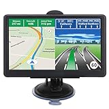 NAVRUF Car GPS Navigation System with 7 inch Display, 2025 Maps, Free Lifetime Updates for RV, Truck, Commercial Drivers, Semi Trucker with Custom Routing