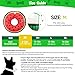 Upgraded Inflatable Dog Cone Collar with Transparent Anti-Licking Shield, Adjustable Elizabethan Collar for Medium Large Dogs, 2-in-1 Design with Detachable Shield and Soft Padding (M, Watermelon)