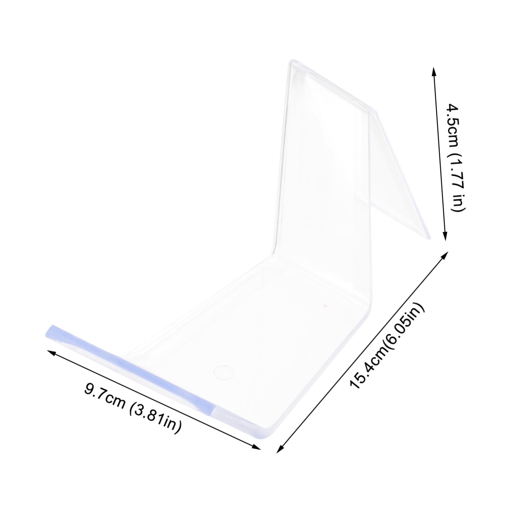 VALICLUD 10pcs Acrylic Purse Organizer Shoe Display Stand Retail Store Display Home Storage