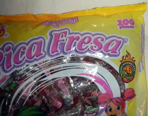 Vero Pica Fresa Gomitas Enchiladas Hot 100 Pcs Selladas miniatura 2