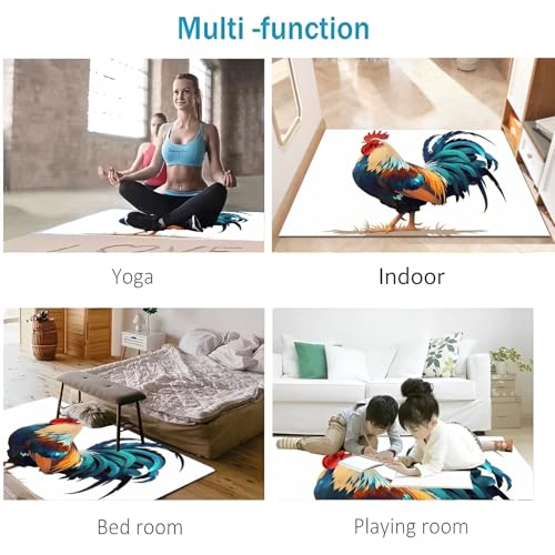Tapis d'entrée avec microfibres douces absorbantes de grande capacité 90x150 - 6