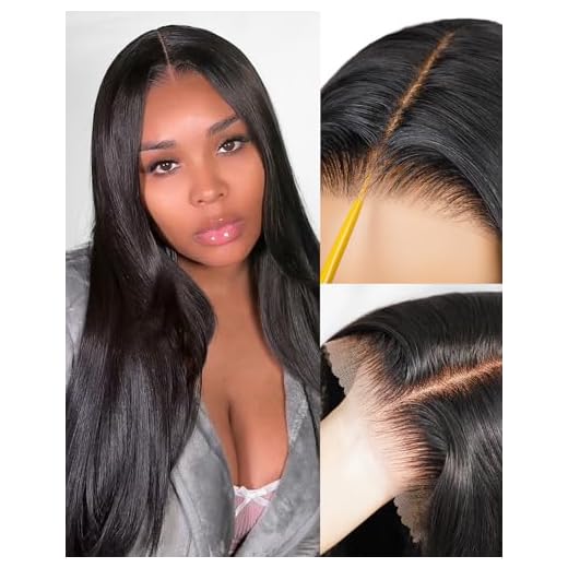Glueless Human Hair Blend Wig for Easy Styling