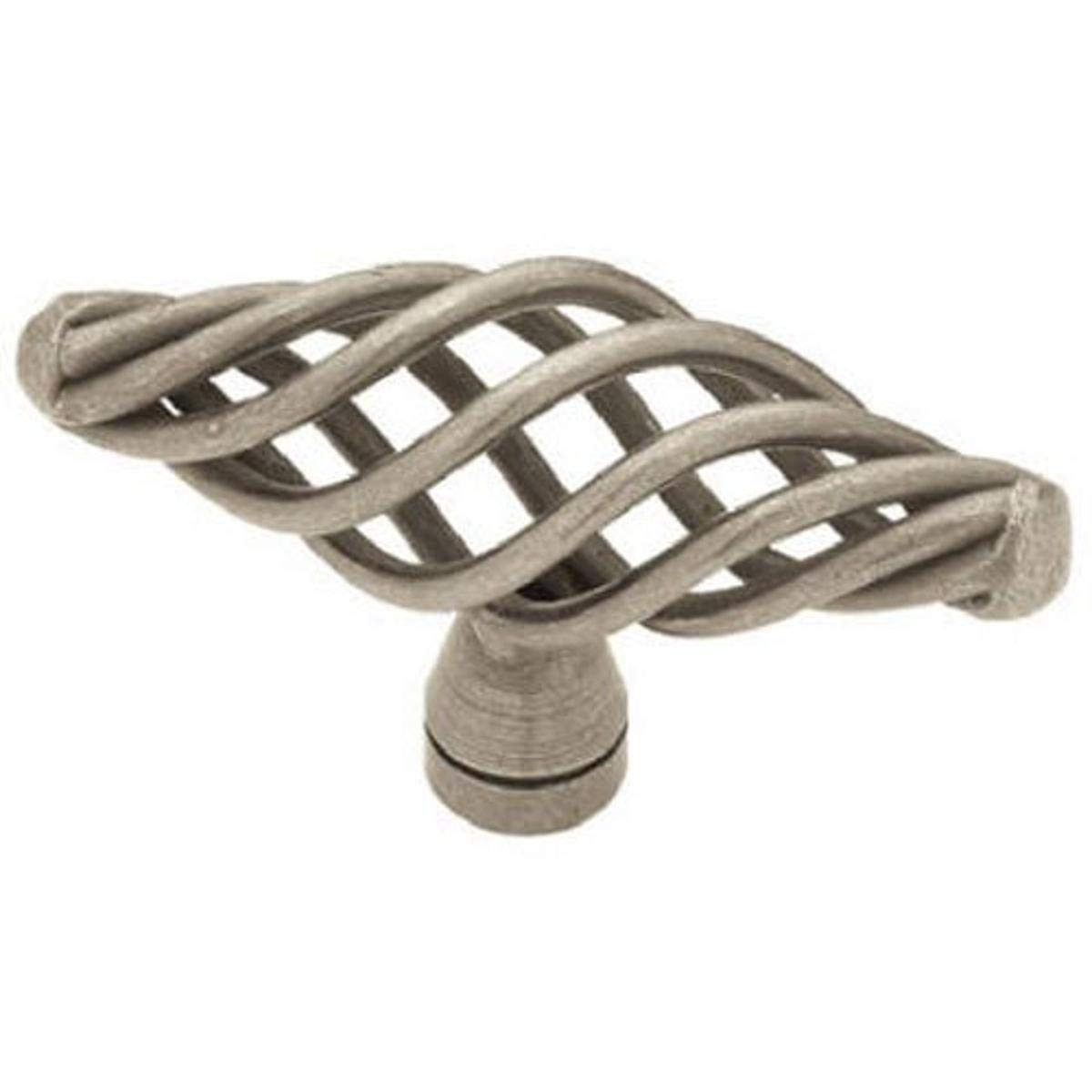 2.5-Inch Pewter Finish Birdcage Style Cabinet Knob