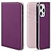 VISOUL Pebbled Leather Case with Card Holder for iPhone 14 Pro Wallet Case for Men Women, Magnetic Kickstand Flip Folio Case with RFID Blocking Compatible with iPhone 14 Pro (6.1