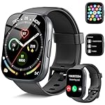 Smart Watch, 1.95" Smartwatch for Men Women(Answer/Make Call), 2025 New Fitness Watch with 110+ Sports Modes, Fitness Activity Tracker with Heart Rate/Pedometer/Sleep/IP68 Waterproof for Android iOS