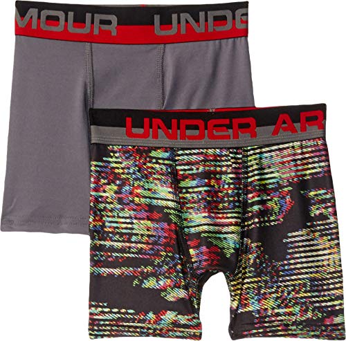 Image of Under Armour Big Boys' 2 Pack Performance Boxer Briefs