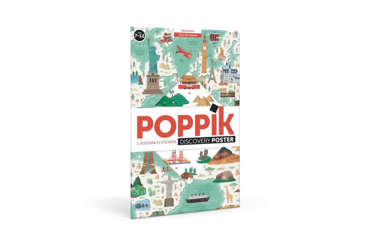 PoppikSticker Poster Discovery - World Tour