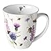 Porzellan Tasse günstig Kaufen-Ambiente Kaffeetasse Henkelbecher Teetasse Mug 0,4 l Fine Bone China Porzellan Bienen und Gräser Serie bumblebees
