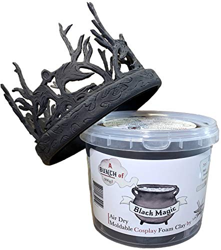 Moldable Cosplay Foam Clay (Black) by The Foamory â€“ High Density â€“ 900g â€“ Air Dries Like EVA F - //coolthings.us