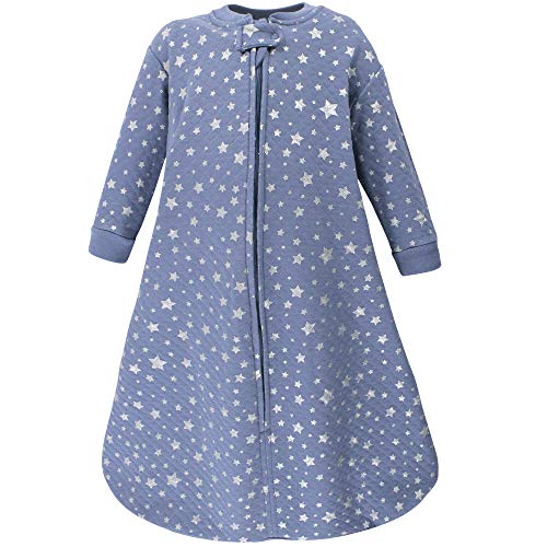 Hudson Baby Unisex Baby Premium Quilted Long Sleeve Sleeping Bag and Wearable Blanket