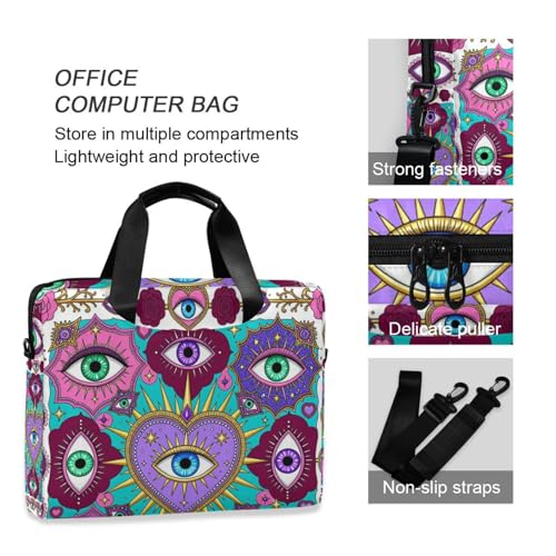 Funda portátil para laptop 15.6 pulgadas con asa y correa miniatura 6