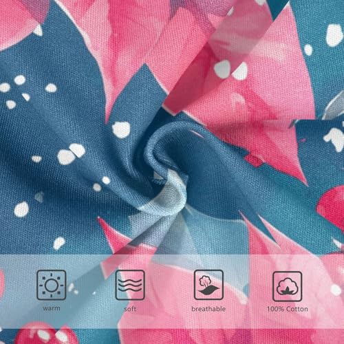 KLL Watercolor Christmas Pattern Poinsettia Spruce Toddler Boys' Comfort Underwear Briefs Cute Children Panties3