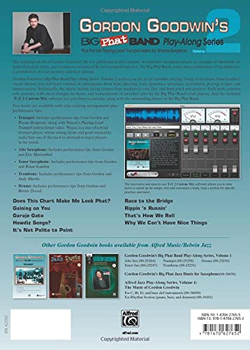 Méthode de jazz pour trompette Gordon Goodwin Volume 2 avec l'éditeur Alfred