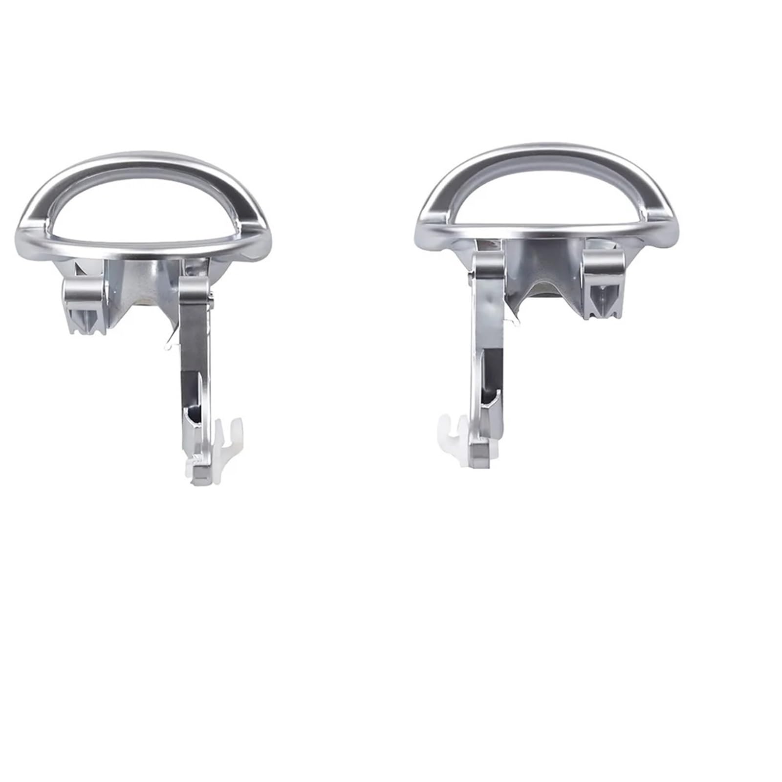 Btnuahq Left+Right Car Door Handle Interior Car Interior Door Handle For Dodge Nitro 2007 2008 2009 2010 2011 Satin Chrome 68004828Aa 68004829Aa Car Inside Door Handle(Left+Right)