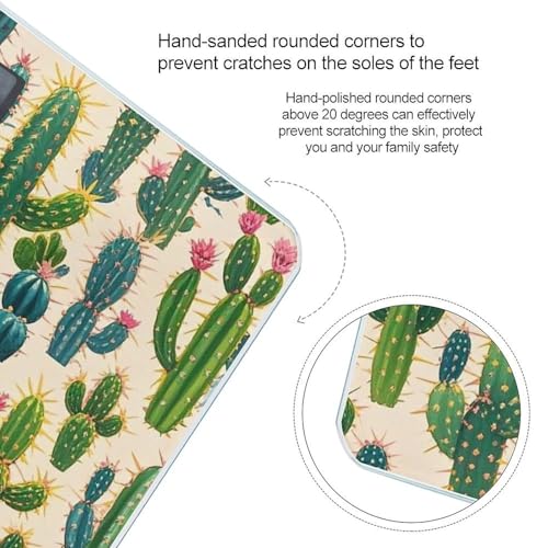 Báscula Digital de Baño Inteligente con Diseño Cactus miniatura 4