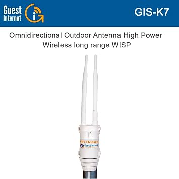 GIS-K7 Omnidirectional Outdoor Antenna High Power Wireless Long Range WISP