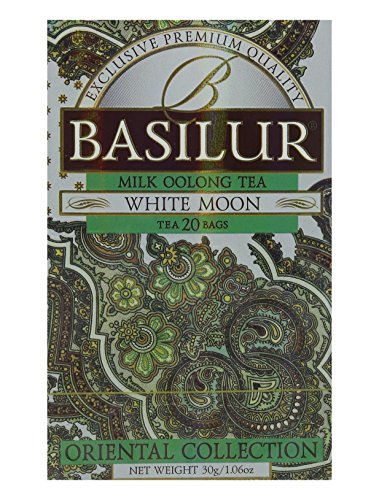 Chá Verde Oolong com Leite White Moon Basilur 30g