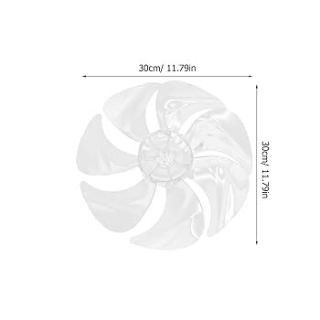 扇風機の羽根 Amazon | PRETYZOOM 扇風機 交換用 羽根 6枚 白 プラスチック 10